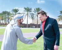 حمدان بن محمد مرحباً بإيلون ماسك