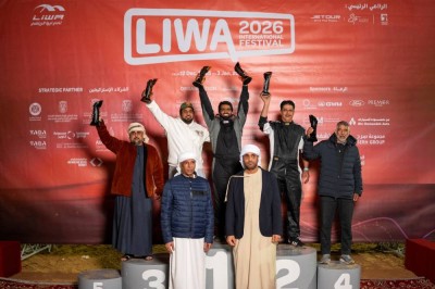 67 متسابقاً في ختام بطولة الاستعراض الرملي بمهرجان ليوا الدولي 2026