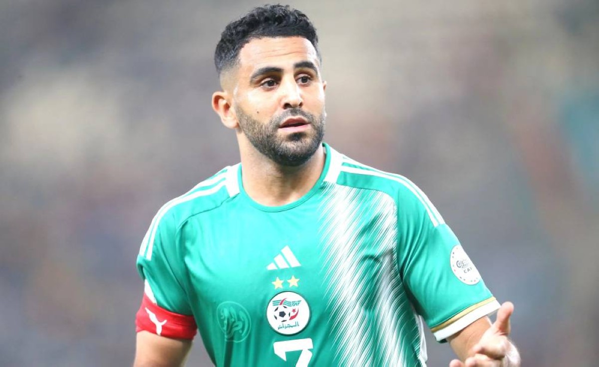 محرز:  سعداء بالتواجد في بلد جار ونشكر المغرب على حسن الاستقبال