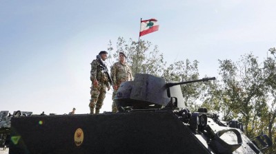 جانب من انتشار الجيش اللبناني في الجنوب