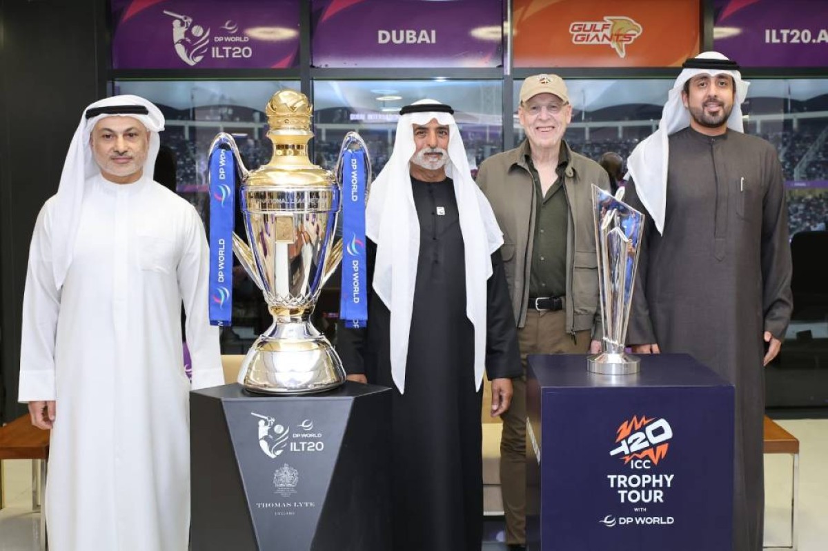 نهيان بن مبارك يشهد ختام بطولة دبي العالمية للكريكيت ILT20