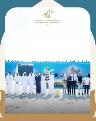 الفائزون في أشواط بطولة عجمان لجمال الخيل العربية 2026