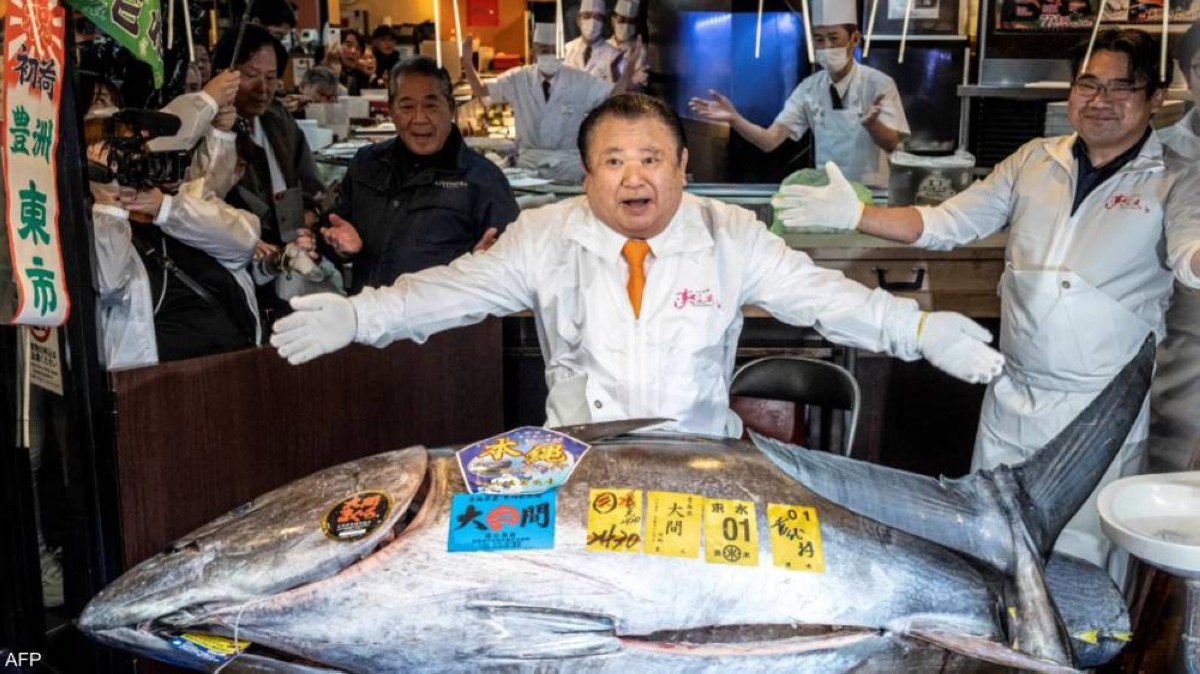 بيع سمكة تونا زرقاء بـ 3.27 ملايين دولار