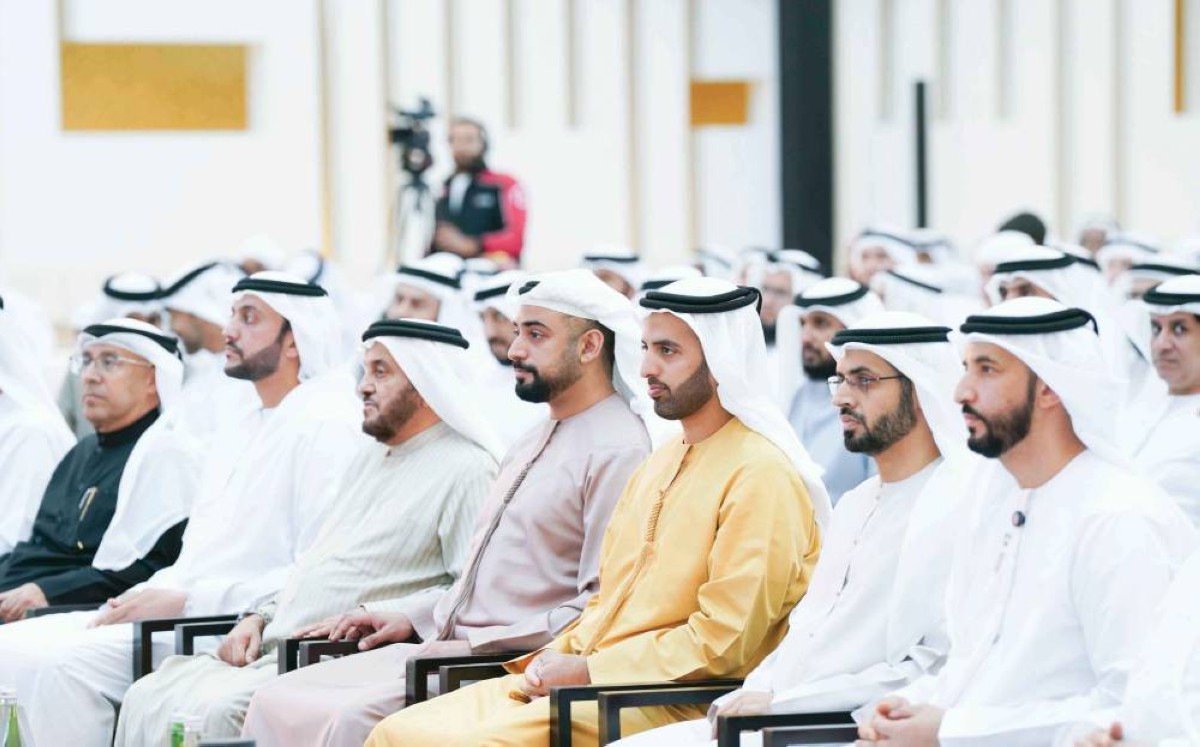 محمد بن سعود خلال حفل إطلاق المنصة بحضور عمر الدرعي