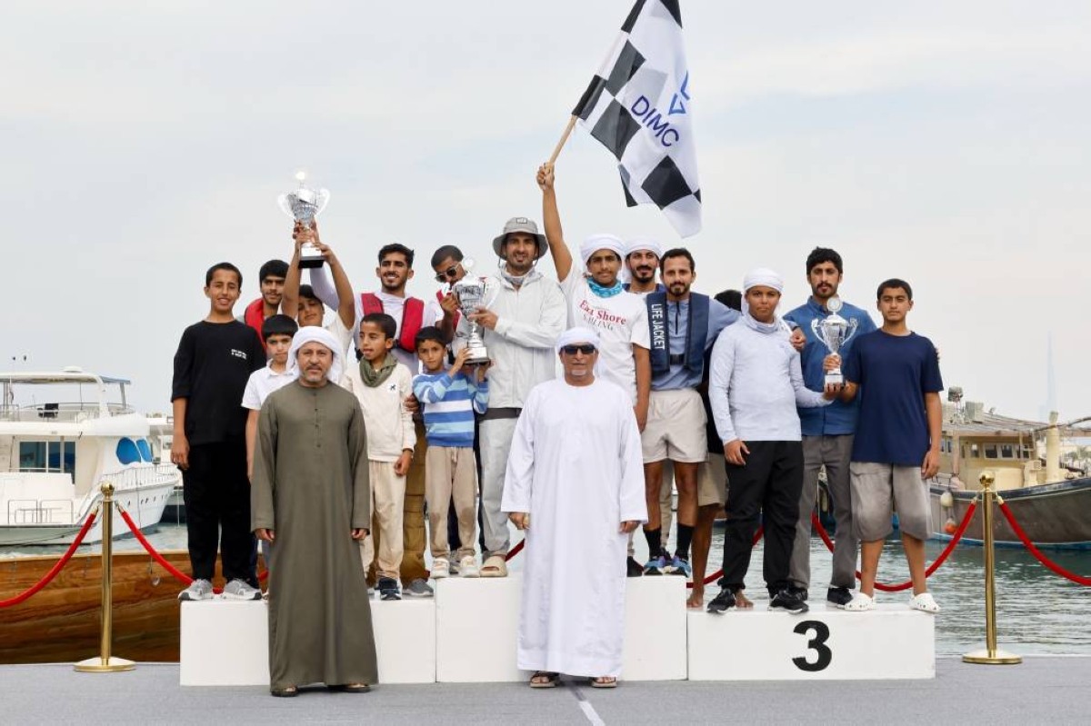 «حشيم 153» بطلاً لثالث سباقات دبي للقوارب الشراعية فئة 43 قدماً