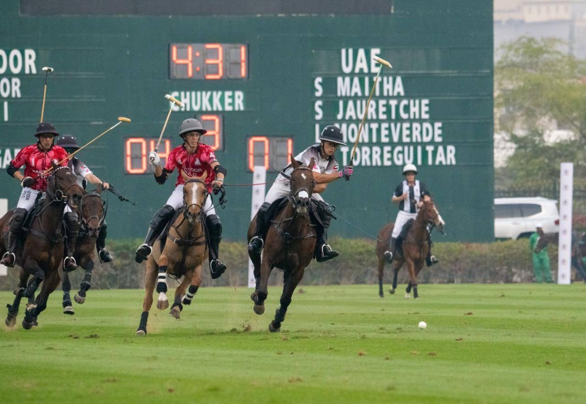مهرجان أهداف في افتتاح كأس دبي الفضية للبولو