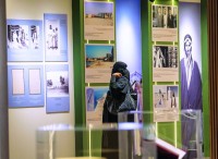 الركن الخاص بالرحالة ثيسيجر يلاقي إقبالاً من الزوار