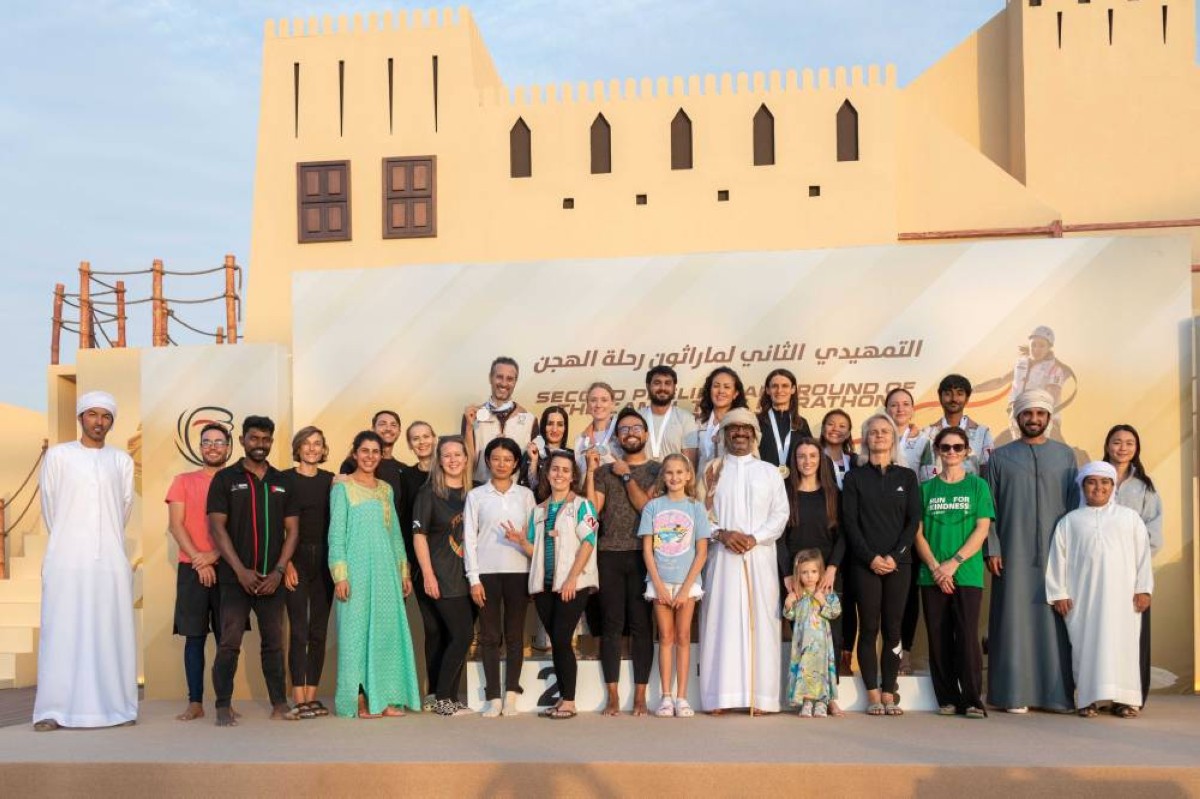 ثلاث فئات في ختام التمهيدي الثاني لماراثون رحلة الهجن