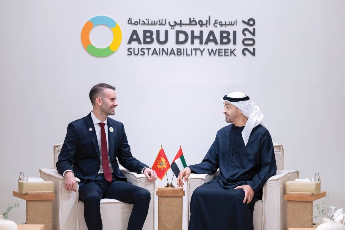 رئيس الدولة في حديث مع رئيس وزراء مونتينيغرو