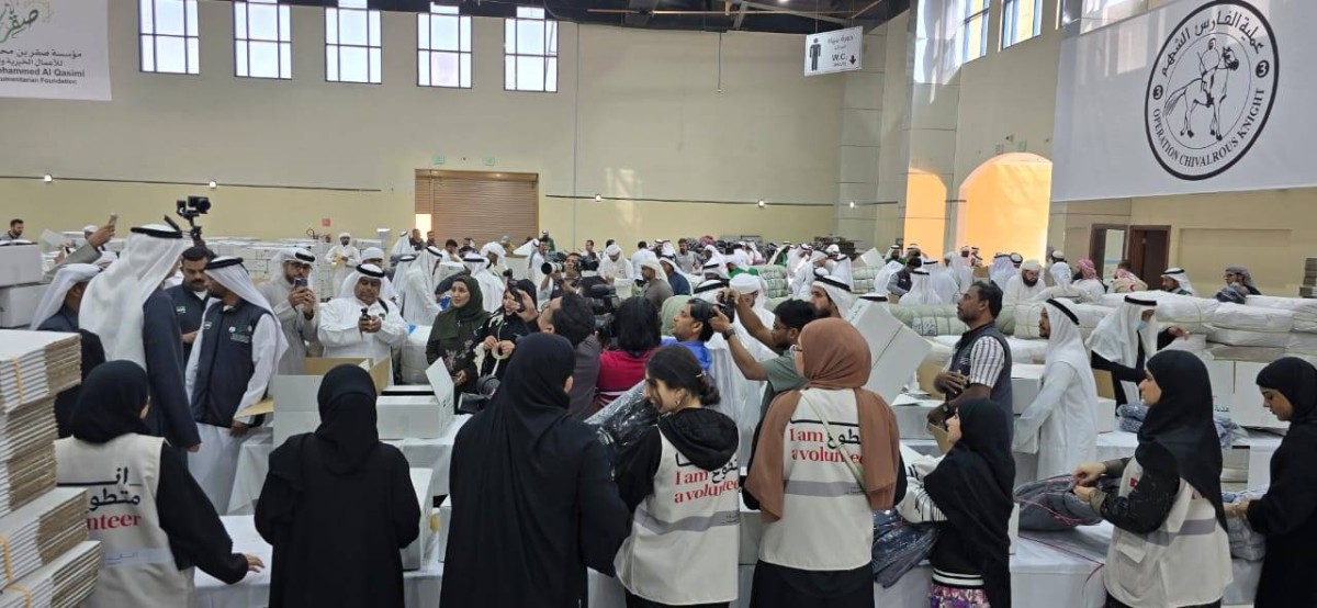 رأس الخيمة تجهّز «سفينة صقر الإنسانية» لدعم غزة