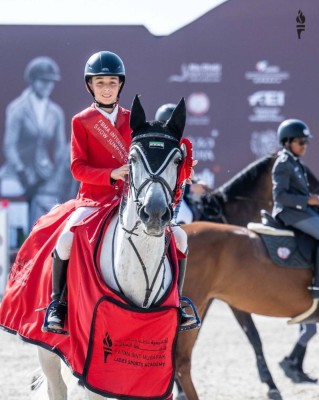 فرسان الإمارات وسوريا يتألقون في اليوم الثاني لكأس أكاديمية فاطمة بنت مبارك لقفز الحواجز