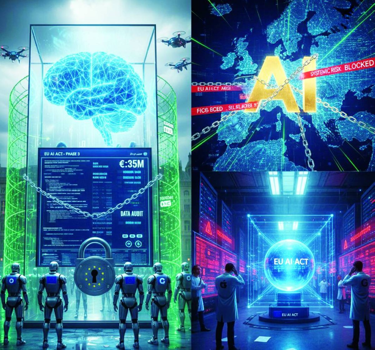 الذكاء الاصطناعي تحت الإقامة الجبرية في أوروبا