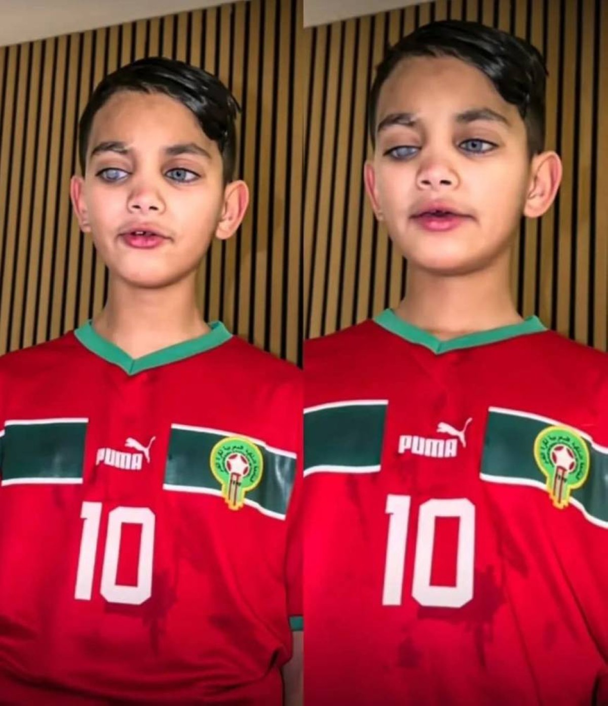 استجابة فورية.. الطفل المغربي الكفيف «سليمان» في ملعب النهائي
