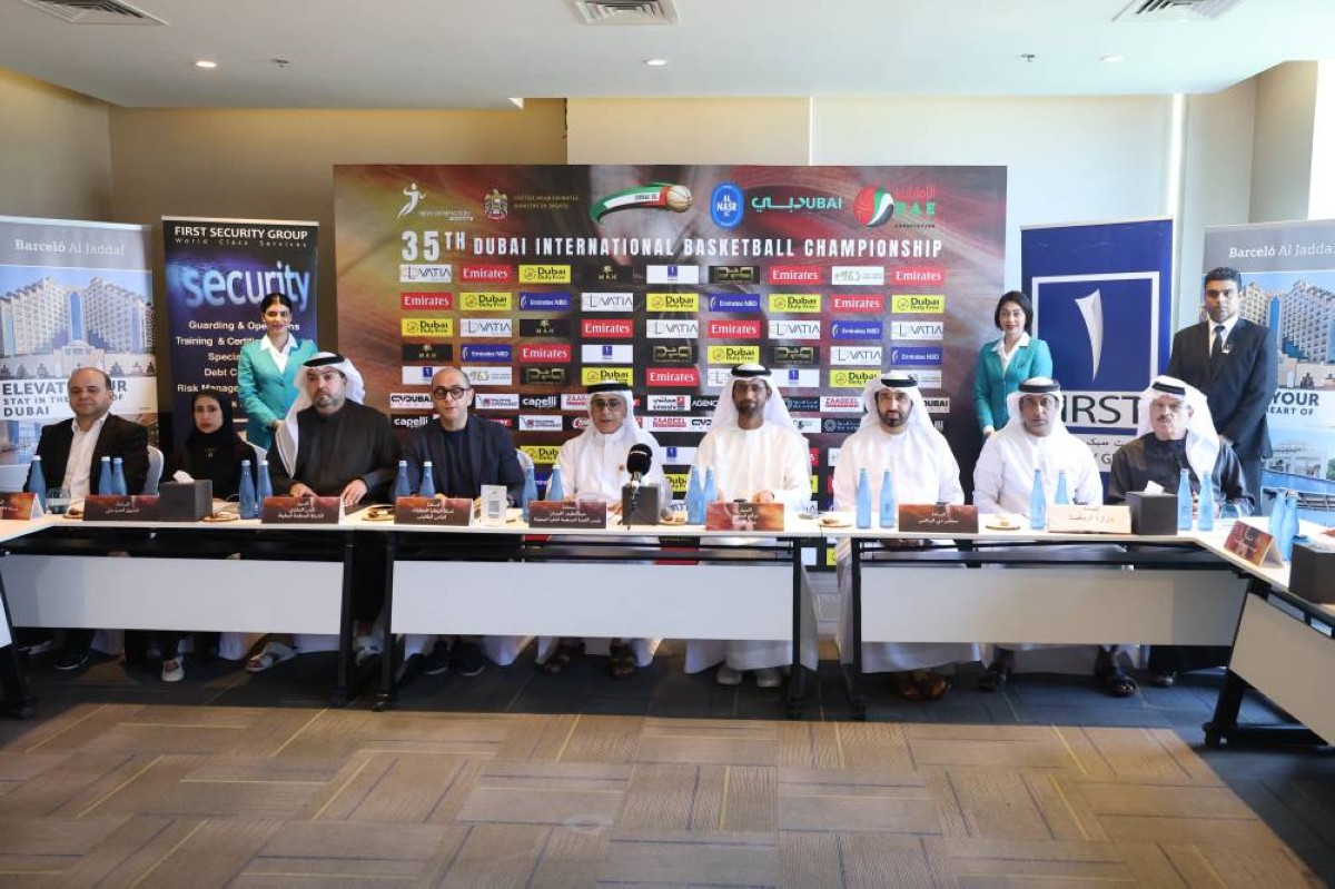 إطلاق العدّ التنازلي للنسخة الـ 35 من بطولة دبي الدولية لكرة السلة