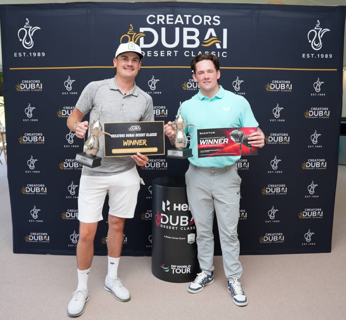 تومي فليتوود وشين لوري جاهزان للنسخة الـ37 من «هيرو دبي ديزرت كلاسيك» للغولف