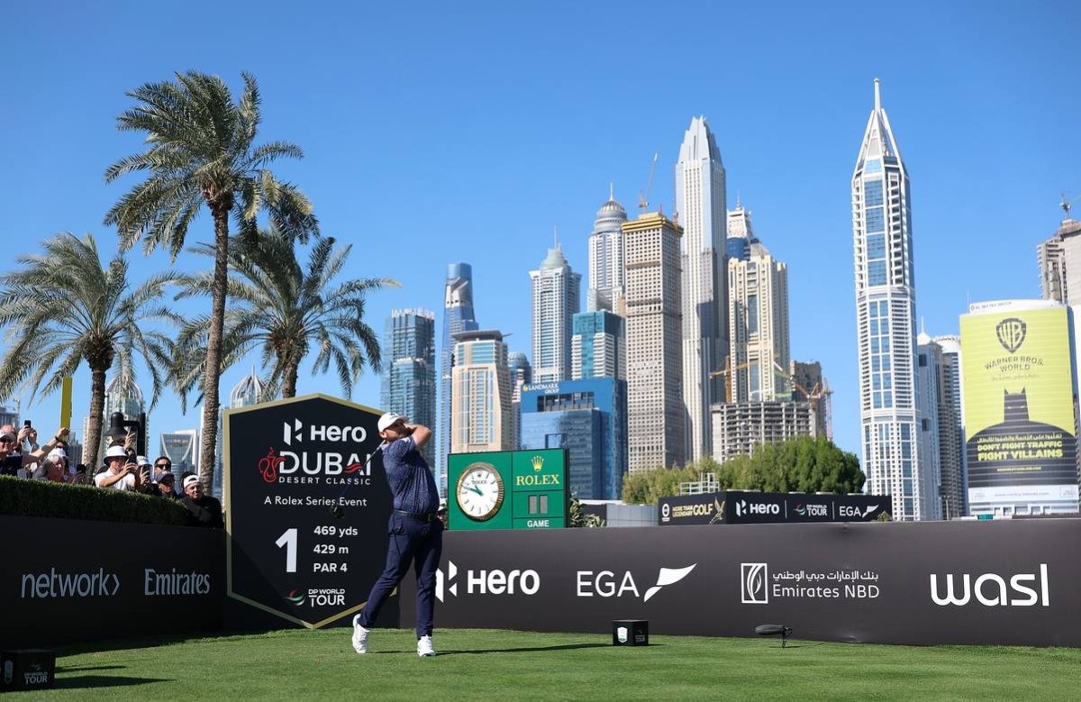 الإيطالي موليناري يتصدر «هيرو دبي ديزرت كلاسيك» للغولف
