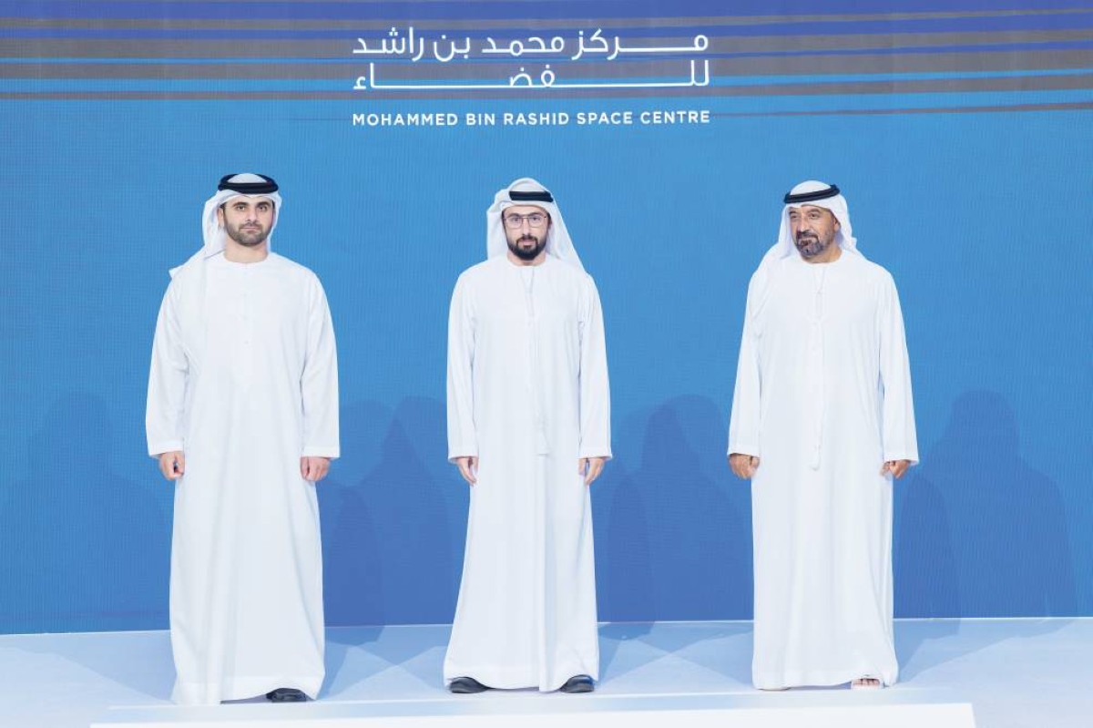 أحمد بن سعيد ومنصور بن محمد خلال حفل التخريج