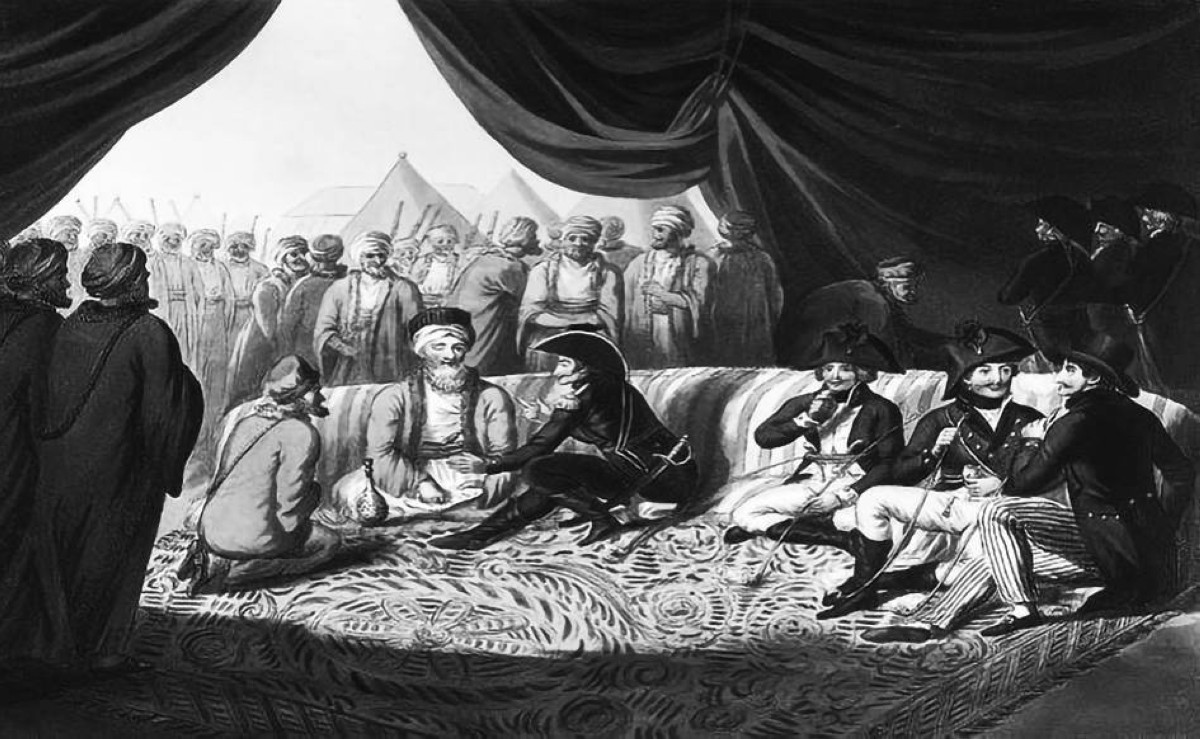 1800 توقيع اتفاقية العريش بين الجنرال كليبر والعثمانيين بخصوص جلاء الفرنسيين عن مصر.