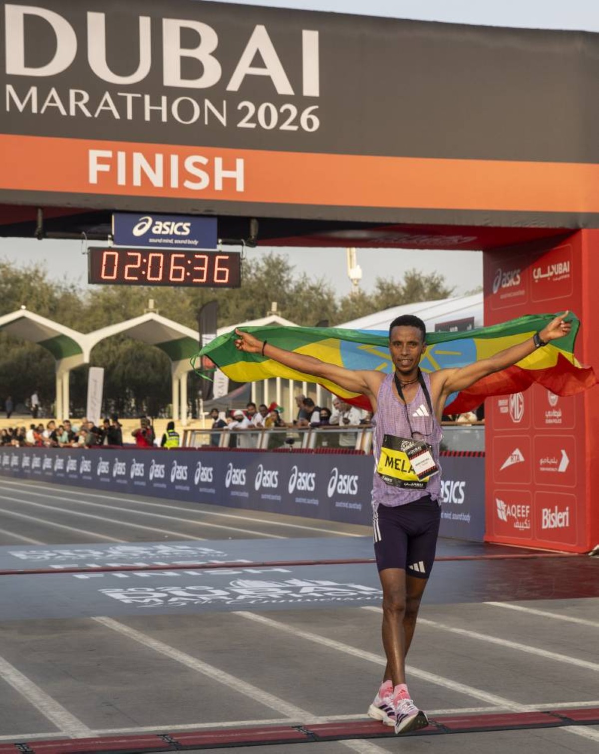 ميلاك يكشف عن هدفه العالمي بعد ماراثون دبي.. ومفاجأة الكيلو 40 تسعد ديسي
