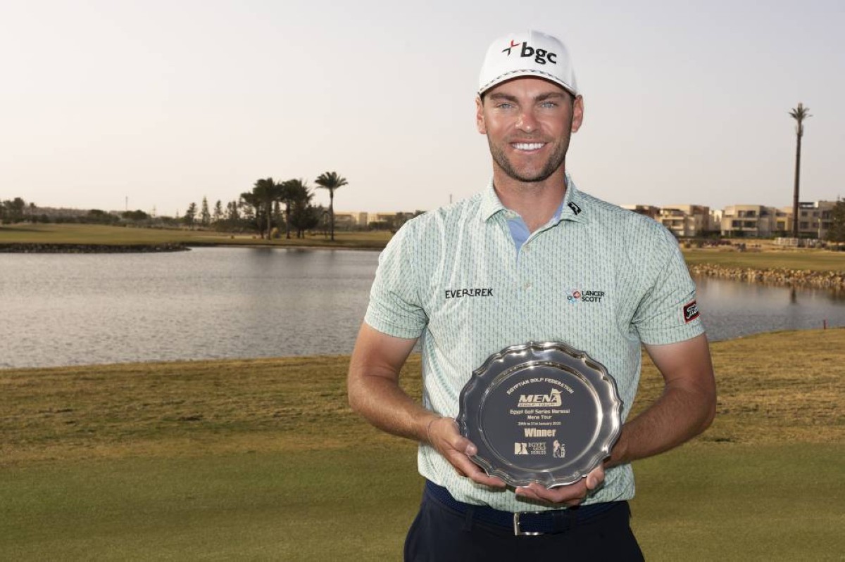 الويلزي ديفيدسون بطل ثالث محطات مصر في جولة مينا للغولف