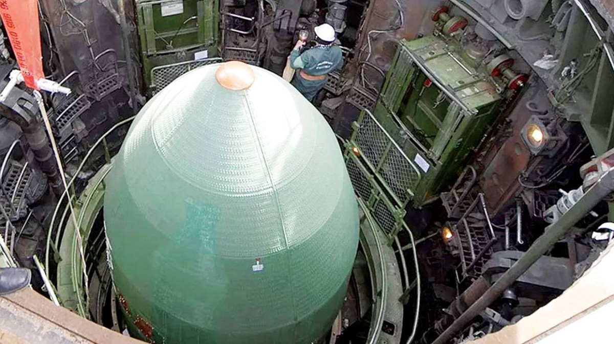 رأس نووي لأحد الصواريخ الاستراتيجية الروسية