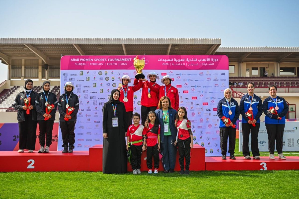 ذهبيتان لـ«الشارقة الرياضي للمرأة» في منافسات القوس والسهم بـ«عربية السيدات 2026»