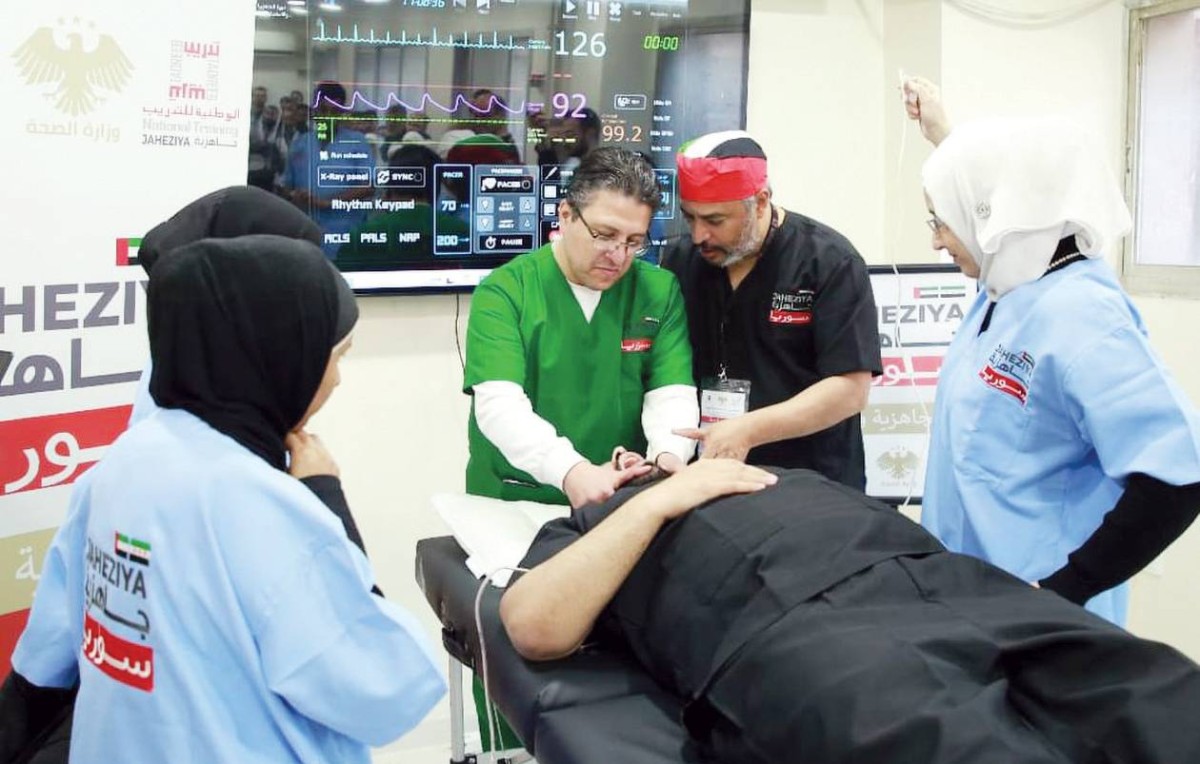 خلال الافتتاح التجريبي