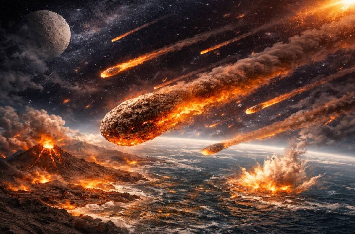 قصف صاروخي من الفضاء.. كيف بدأت قصة الأرض؟