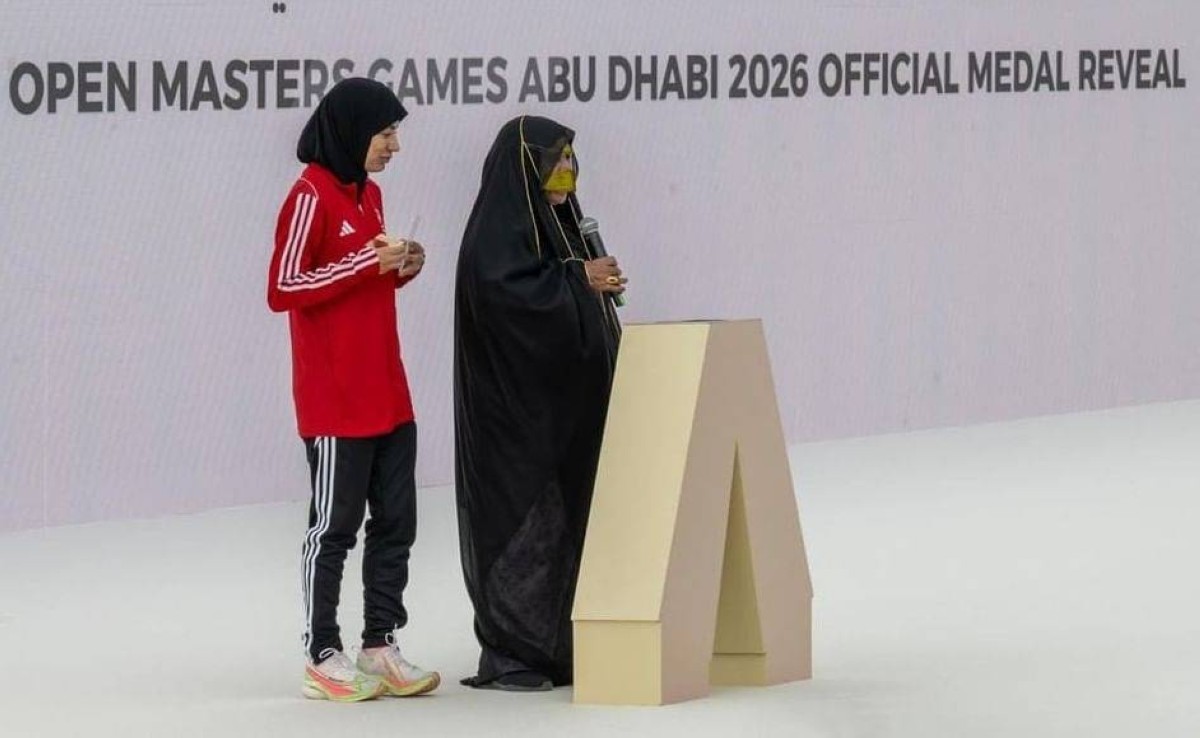 بعمر "72عاما " تشارك في ألعاب الماسترز" أبوظبي 2026"