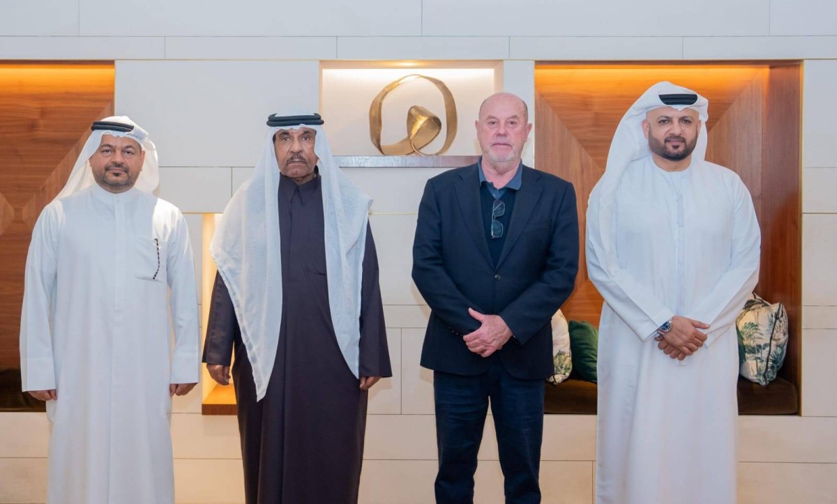 ناصر الرزوقي يستقبل رئيس الاتحاد الدولي للكاراتيه