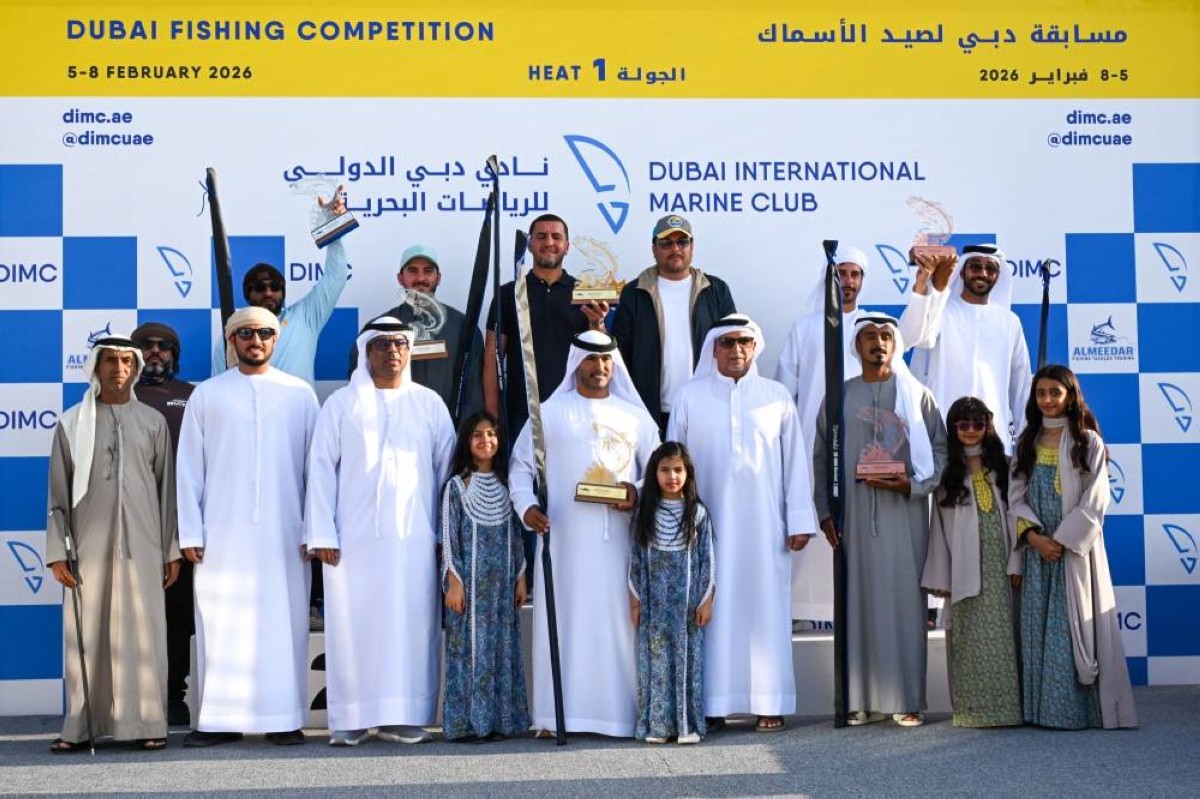 «دبي البحري» يختتم بطولة دبي لصيد الأسماك بنجاح كبير وتفوق إماراتي