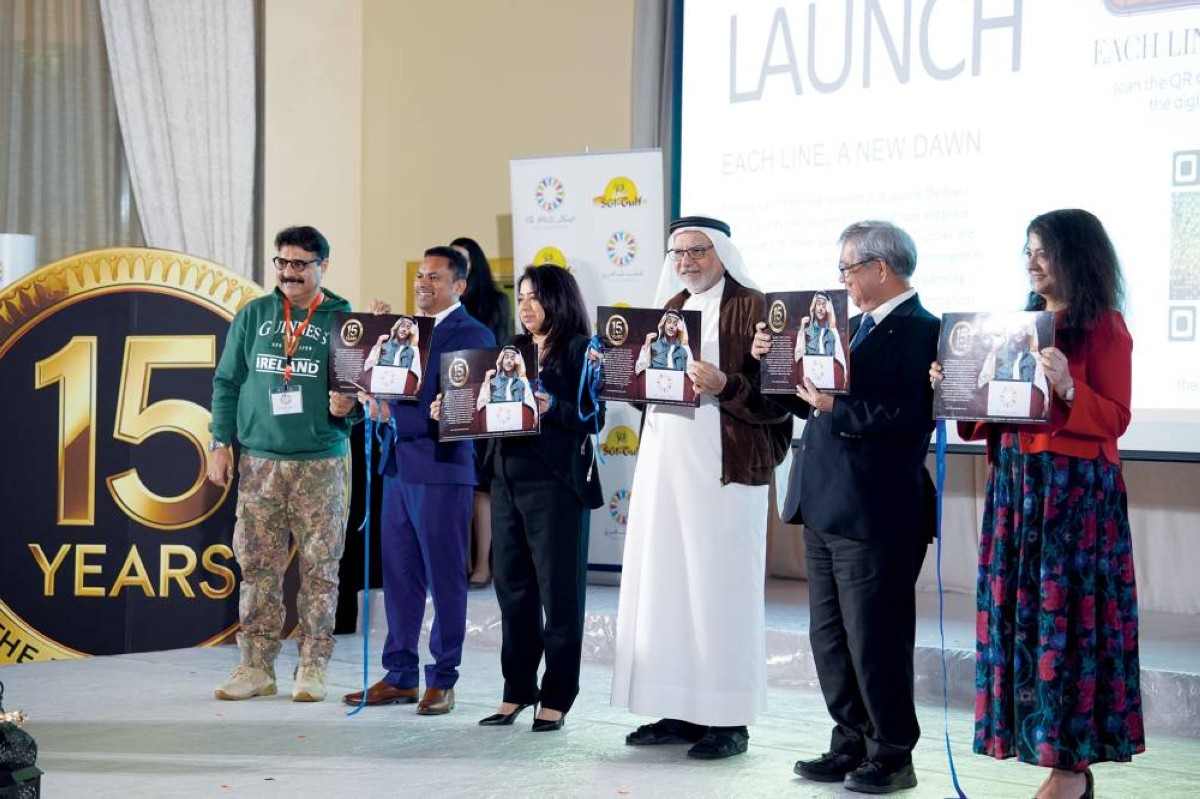 شهاب غانم والحضور خلال إحدى فعاليات المهرجان