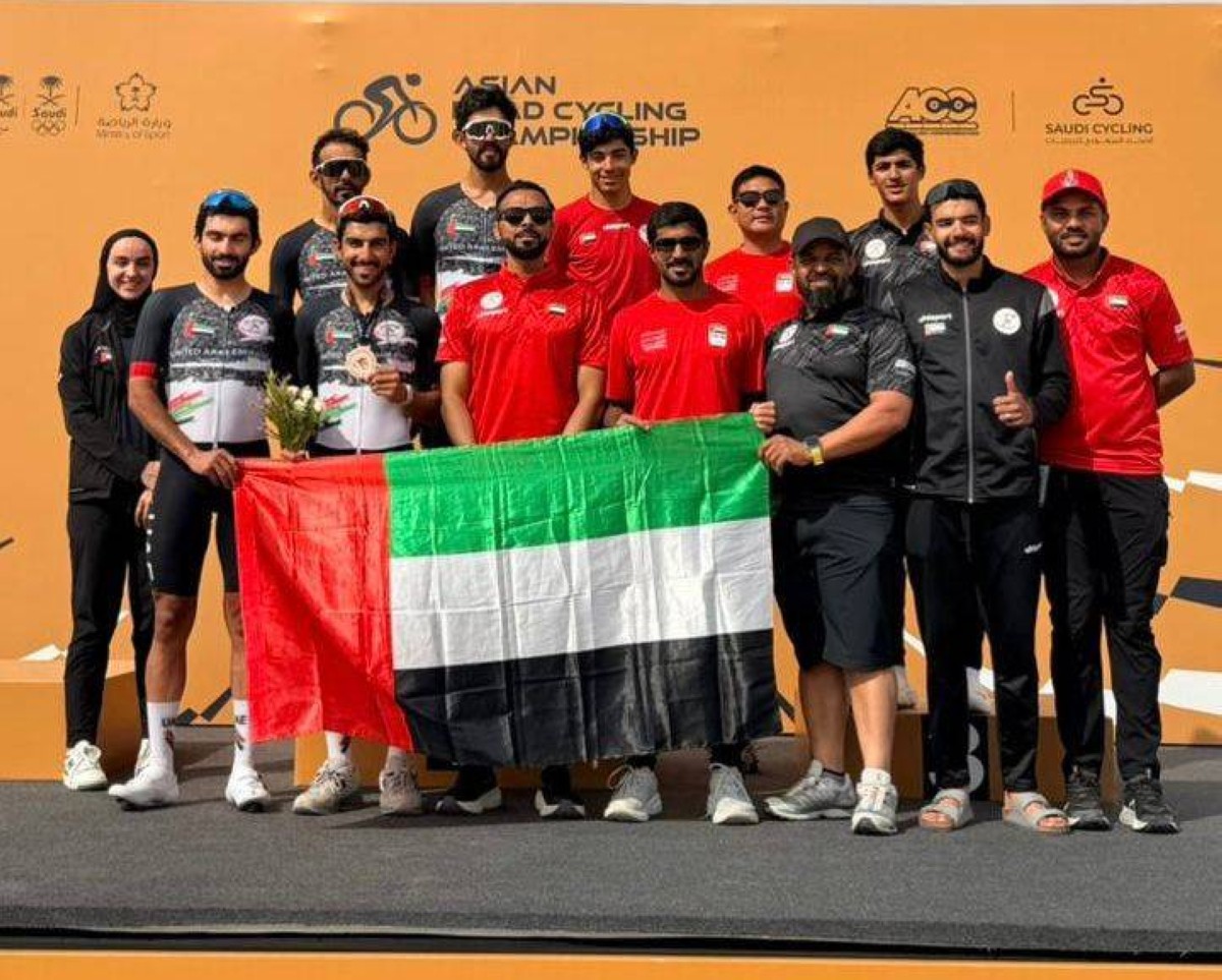 عبدالله جاسم يضيف برونزية جديدة إلى سجل الدراجات الإماراتية في آسيا