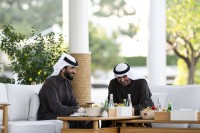 رئيس الدولة يستقبل ناصر بن حمد آل خليفة