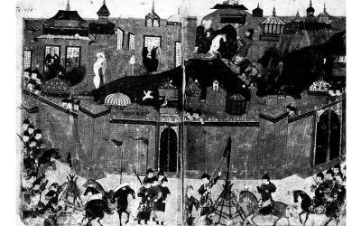 1258 سقوط بغداد على يد المغول بقيادة هولاكو ونهاية الخلافة العباسية في بغداد