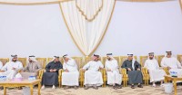 ولي عهد عجمان يعزي في وفاة عبدالعزيز ماجد
