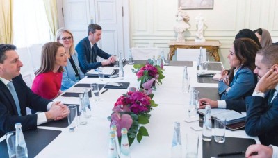 لانا نسيبة في أحد اللقاءات