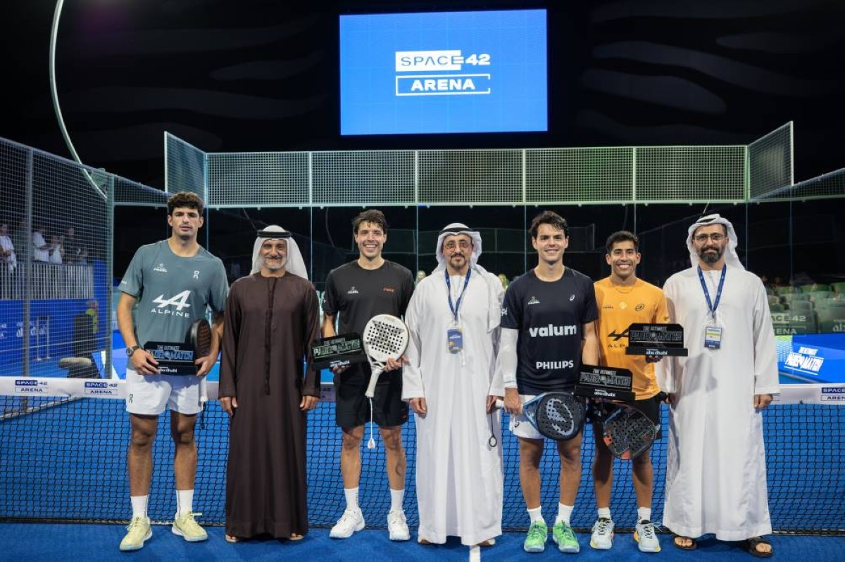 ثنائي البادل المصنف أول عالمياً كويلو وتابيا يقدمان عرضاً تاريخياً في أبوظبي
