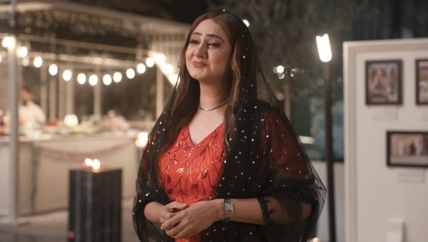 هيفاء حسين في لقطة من المسلسل