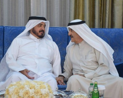 حاكم أم القيوين يستقبل الشيوخ والمسؤولين وجموع المهنئين بشهر رمضان