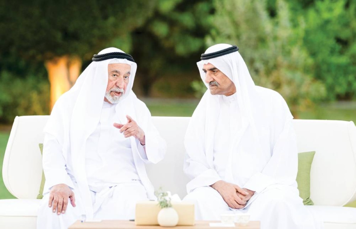  سلطان القاسمي وحمد الشرقي 