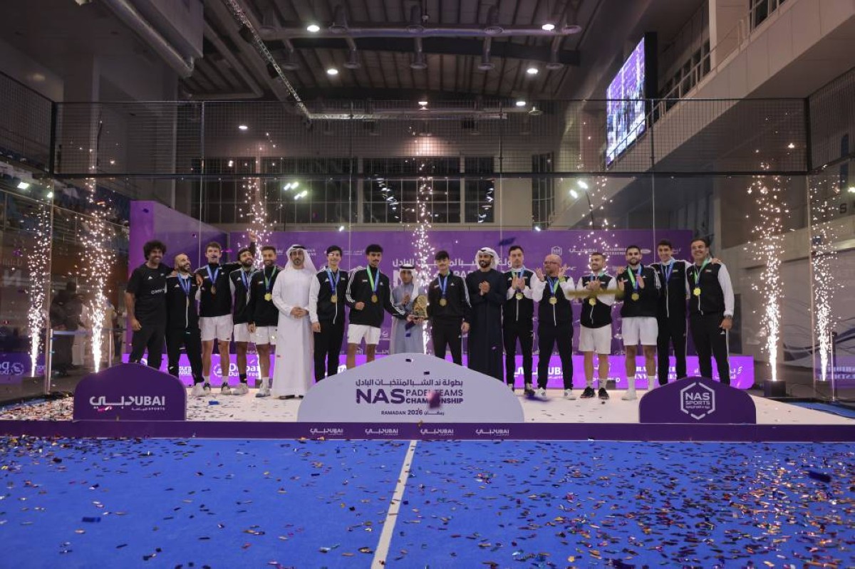 منتخب الإمارات يتوج بلقب البادل في دورة ند الشبا الرياضية