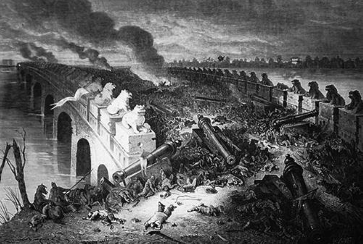 1857 بريطانيا وفرنسا تبدآن «حرب الأفيون الثانية» على الصين.