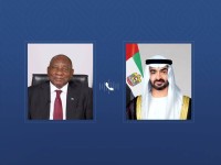 رئيس الدولة يبحث هاتفياً مع رئيس جنوب أفريقيا التصعيد العسكري الذي تشهده المنطقة وتداعياته