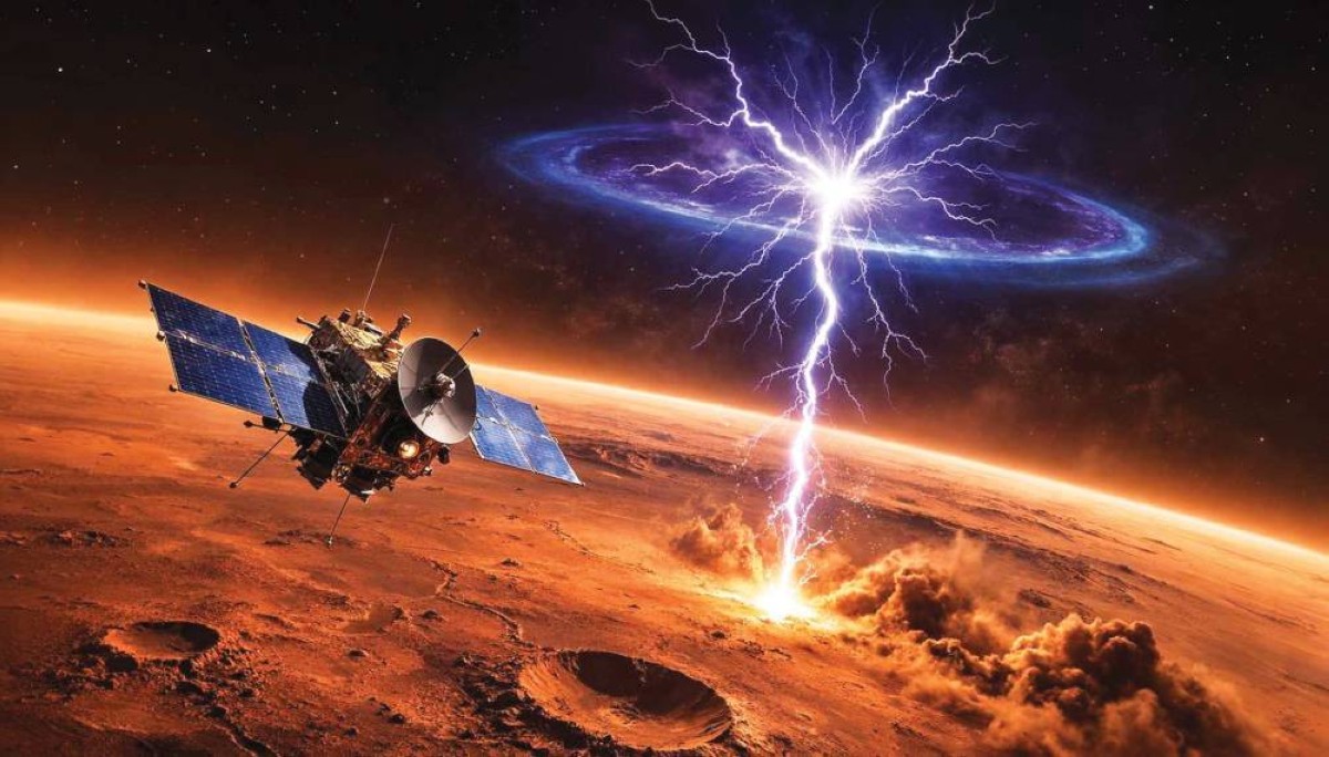 برق على المريخ