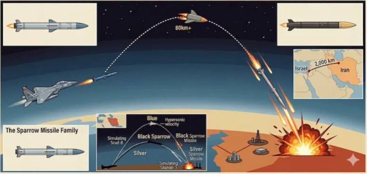 العصفور الأزرق": الصاروخ الإسرائيلي المثير للجدل وعلاقته باغتيال خامنئي