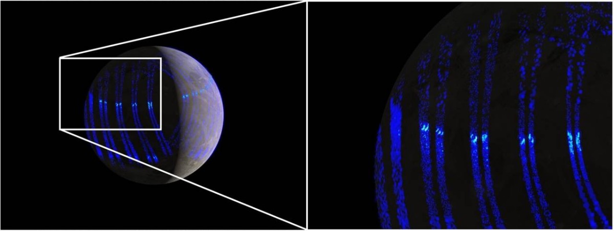 تشابه شفق الأرض القطبي ونظيره في قمر غانيميد