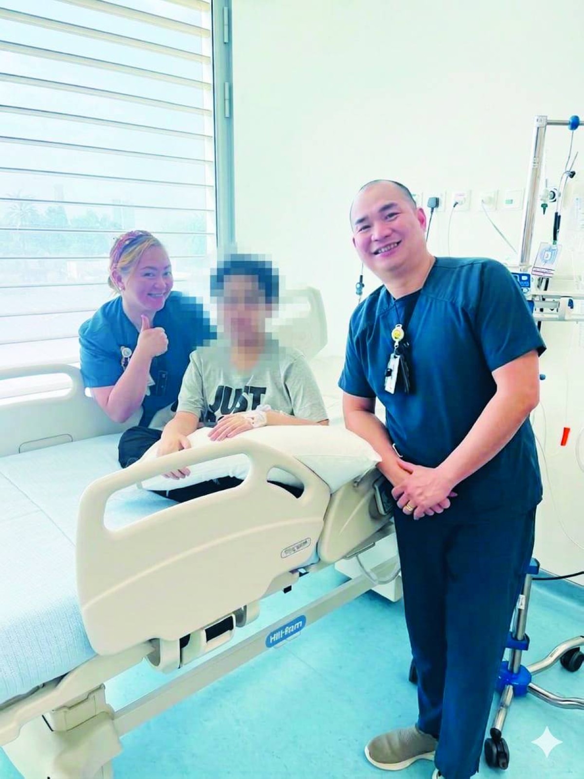 الطفل خلال تلقيه الرعاية الطبية