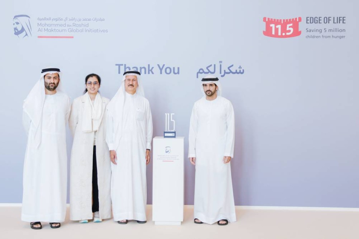  .. وخلال تكريمه حسين سجواني وعلي وأميرة سجواني - «داماك»
