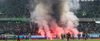عنف جماهير كرة القدم الألمانية في الملعب